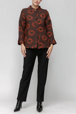 IC Collection Mandalin Collar Jacket 7593J