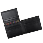 ILI New York 7751 MEN'S WALLET BIFOLD WITH LEFT FLIP I.D.