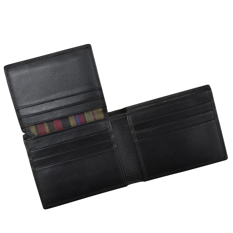 ILI New York 7751 MEN'S WALLET BIFOLD WITH LEFT FLIP I.D.