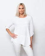 Snoskins Seersucker Knit V-Neck # Style 77585-24S