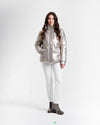 Nikki Jones Metallic Puffer Jacket Water resistant 8003-603 F25 Gold