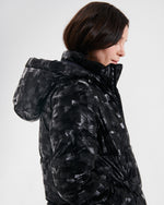 Nikki Jones Puffer Jacket with Removable hood, Water resistant 8004-372 F25 Black