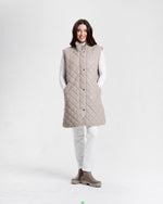 Nikki Jones Convertible jacket to vest 8005-601 F25 Black, Taupe