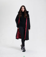 Nikki Jones Hooded Anorak with contrast lining-water resistant 8008-312 F25, Sapphire, Black