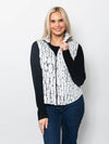 Snoskins Blister Sweater Knit Zip Vest 80703-F25
