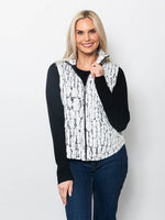 Snoskins Blister Sweater Knit Zip Vest 80703-F25