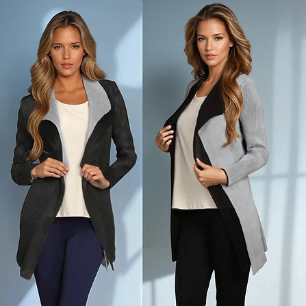 Vanite Couture Reversible Jacket 81004 Black/Grey