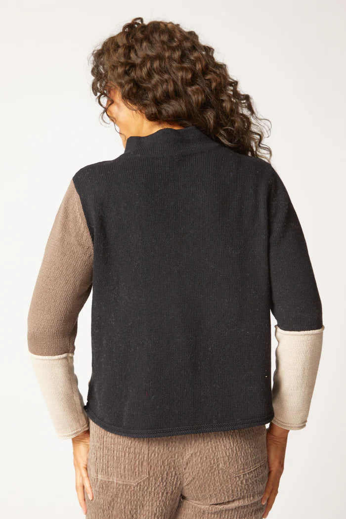 HABITAT YIN YANG FUNNEL NECK PULLOVER F25H 81254