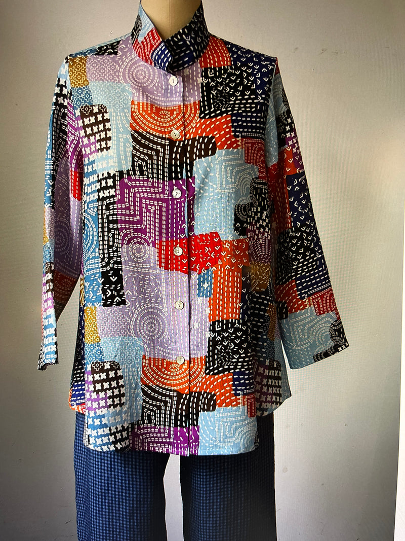 Christopher Calvin Long Shirt Dots 3703 - S 25