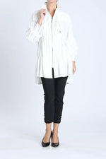 IC Collection Shirring Blouson Sleeve Shirring Jacket Style 8420J
