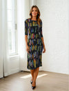 Vanite Dress 88333 Blue-multi, Orange-Multi S25