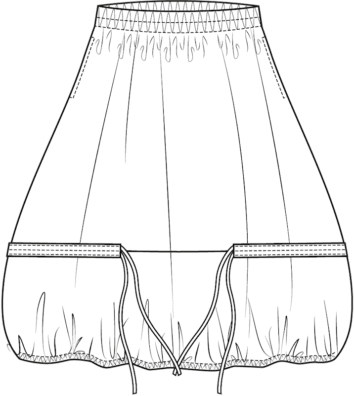 Noen Skirt Black 85872 – IBHANA