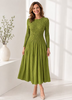 Vanite Couture 88076-1,pleated dress F26 two colors