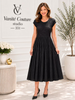 Vanite Couture 88630, pleated dress F26 3 colors.