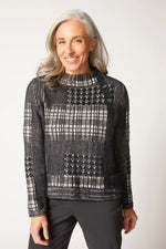 Habitat Mixed Windowpane Pullover 88291