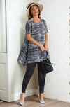 Vanite Tunic Top 88552 Grey, Yellow S25