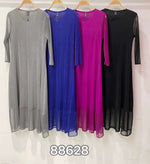 Vanite Couture Dress 88628 Royal, Pink, Black, Grey