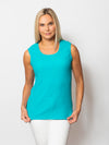 Snoskins Pucker Knit Tank with side slits 88656-25S