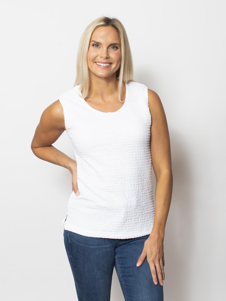 Snoskins Pucker Knit Tank with side slits 88656-25S