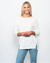 Snoskins Open Knit Group Boat Neck Top 88740-26S