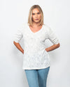Snoskins Open Knit Group Boat Neck Top 88741-26S
