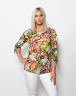 SnoSkins Printed Crinkle Blouse 89517-24S