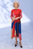 Vanite Dress 91321 Grey Multi S 26