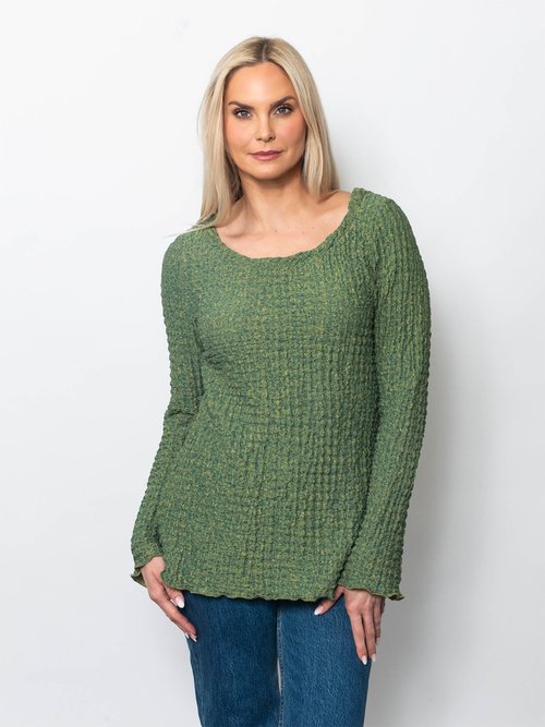 Snoskins Pucker Twist Neck Top 99717-F25