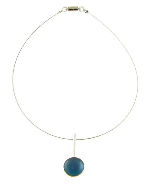 Origin Resin/Alum Drop Pendant Necklace Style 4207
