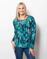 Snoskins Viscose Prints V Neck 44558-24F