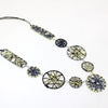 Sylca Black and Yellow Threads Paula Statement Necklace Style BP21N04
