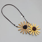Sylca Amaya Double Flower Statement Necklace Style BP21N16