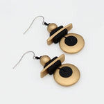 Sylca Assuta Navy Drop Earrings BP25E01