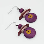 Sylca Assuta Navy Drop Earrings BP25E01