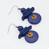 Sylca Assuta Navy Drop Earrings BP25E01