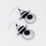 Sylca Assuta Navy Drop Earrings BP25E01