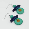 Sylca Assuta Navy Drop Earrings BP25E01