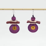 Sylca Assuta Navy Drop Earrings BP25E01