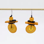 Sylca Assuta Navy Drop Earrings BP25E01