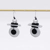 Sylca Assuta Navy Drop Earrings BP25E01