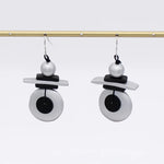 Sylca Assuta Navy Drop Earrings BP25E01