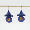 Sylca Assuta Navy Drop Earrings BP25E01