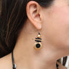 Sylca Assuta Navy Drop Earrings BP25E01