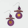 Sylca Assuta Navy Drop Earrings BP25E01