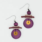 Sylca Assuta Navy Drop Earrings BP25E01