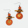Sylca Assuta Navy Drop Earrings BP25E01