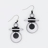 Sylca Assuta Navy Drop Earrings BP25E01