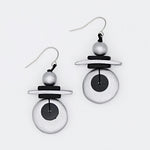 Sylca Assuta Navy Drop Earrings BP25E01