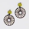 Sylca Ivory Wrapped Bead Riu Earrings BP25E05