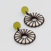 Sylca Ivory Wrapped Bead Riu Earrings BP25E05